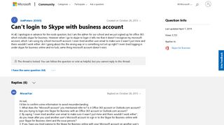 
                            12. Can't login to Skype with business account - Microsoft Community