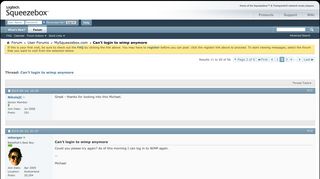 
                            2. Can't login to wimp anymore - Page 2 - Slimdevices Forum. - Logitech