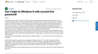 
                            8. Can't login to Windows 8 with account live password! - Microsoft ...