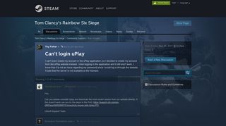 
                            9. Can't login uPlay :: Tom Clancy's Rainbow Six Siege Community ...