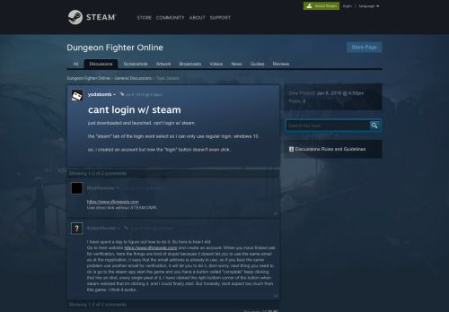 
                            1. cant login w/ steam :: Dungeon Fighter Online General Discussions