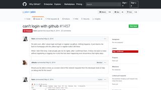 
                            2. can't login with github · Issue #1457 · jsbin/jsbin · GitHub