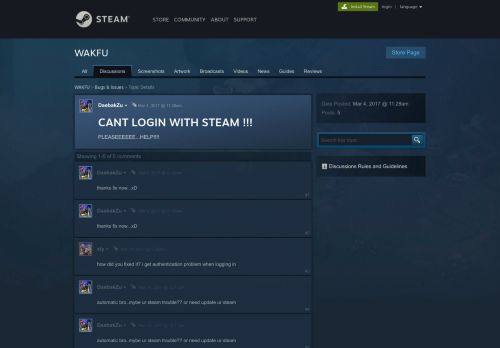 
                            4. CANT LOGIN WITH STEAM !!! :: WAKFU Bugs & Issues