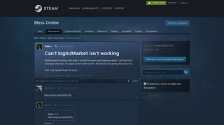 
                            2. Can't login/Market isn't working :: Bless Online Game Discussions