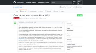 
                            7. Cant mount webdav over https · Issue #403 · sabre-io/dav · GitHub