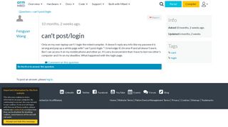 
                            1. can't post/login - Question | Mbed