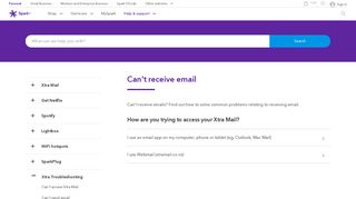 
                            4. Can't receive email | Spark NZ