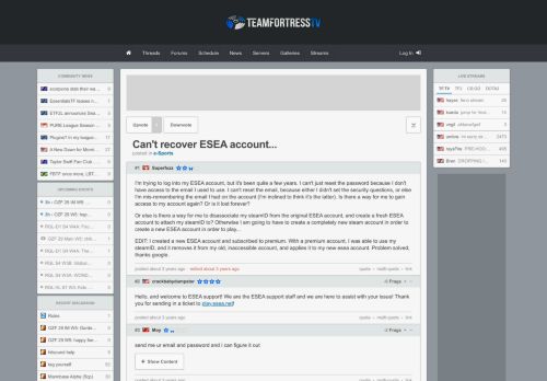 
                            7. Can't recover ESEA account... - teamfortress.tv