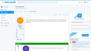 
                            10. Cant register kik - [Solved] - Social Networking - Tom's Hardware