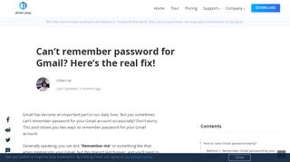 
                            5. Can't remember password for Gmail? Here's the real fix! - Driver Easy