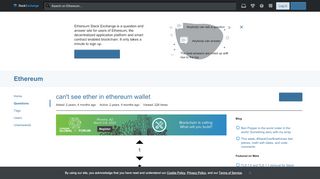 
                            5. can't see ether in ethereum wallet - Ethereum Stack Exchange
