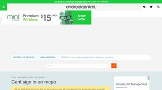 
                            8. Cant sign in on mcpe - Android Forums at AndroidCentral.com