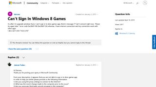 
                            1. Can't Sign In Windows 8 Games - Microsoft Community