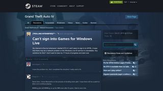 
                            2. Can't sign into Games for Windows Live :: Grand Theft Auto IV General ...