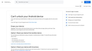 
                            1. Can't unlock your Android device - Android Help - Google Support