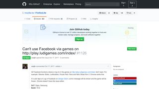 
                            6. Can't use Facebook via games on http://play.ludigames.com/index ...