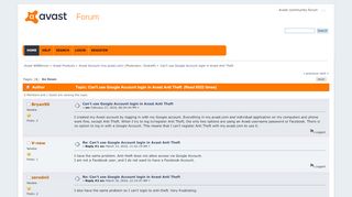 
                            10. Can't use Google Account login in Avast Anti Theft - Avast WEBforum