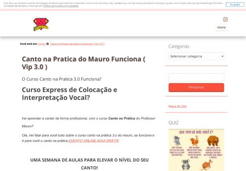 
                            9. → Canto na PRÁTICA 3.0 VIP Funciona? → ( Mauro 2018 ) Curso ...