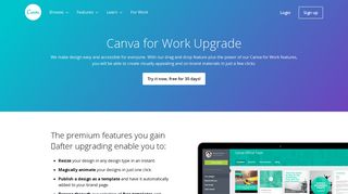 
                            11. Canva for Work Upgrade - About Canva