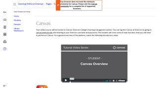 
                            11. Canvas: Learning Online at Emerson