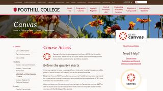 
                            5. Canvas Login Instructions for Students - Foothill College