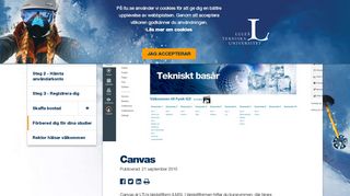 
                            7. Canvas - Luleå tekniska universitet, LTU - forskning och utbildning i ...