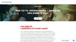 
                            8. Canvas: Mer tid til undervisning og læring | Moderne LMS