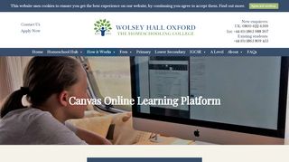 
                            3. Canvas Online Learning Platform | Wolsey Hall Oxford