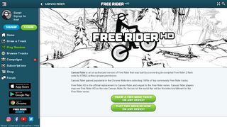 
                            4. Canvas Rider | Free Rider HD the new Canvas Rider