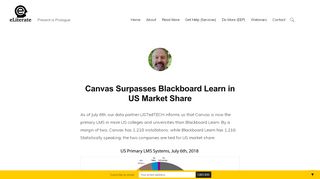 
                            13. Canvas Surpasses Blackboard Learn in US Market Share - - e-Literate