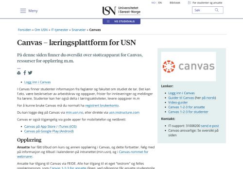 
                            8. Canvas - Universitetet i Sørøst-Norge