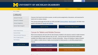 
                            10. Canvas - University of Michigan-Dearborn