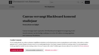 
                            10. Canvas vervangt Blackboard komend studiejaar - UvA Studenten ...
