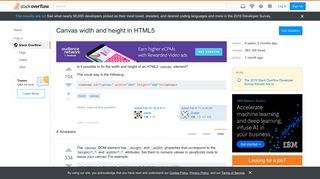 
                            10. Canvas width and height in HTML5 - Stack Overflow