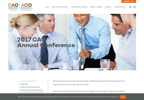 
                            6. CAO Annual Conference - Canadian Association of Orthodontists