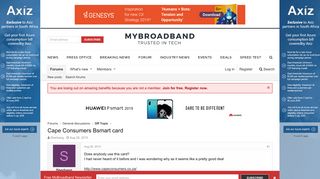 
                            7. Cape Consumers Bsmart card | MyBroadband