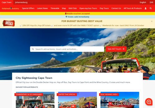 
                            9. Cape Town - City Sightseeing South Africa