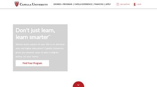
                            3. Capella University: Online Accredited Degree Programs