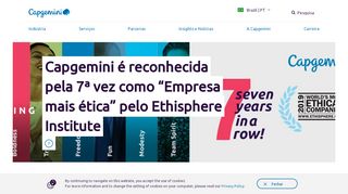 
                            3. Capgemini Brasil: Consulting, Technology, Outsourcing
