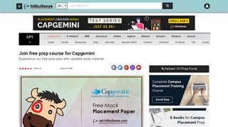 
                            5. Capgemini Mock Test | Online Practice Test for Capgemini Placement