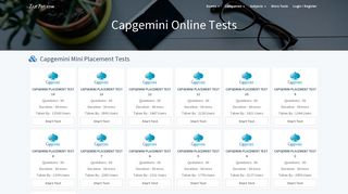 
                            9. Capgemini Online Tests Capgemini Mock Tests - Testpot.com
