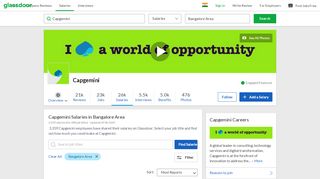 
                            9. Capgemini Salaries in Bangalore, India | Glassdoor.co.in