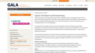 
                            9. Capita Translation and Interpreting | GALA Global