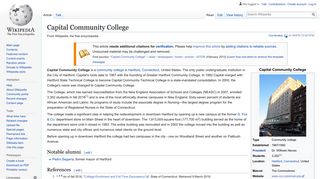 
                            9. Capital Community College - Wikipedia