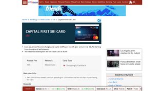 
                            6. Capital First SBI Card: Features, Eligibility, Benefits, How to Apply, Fee ...