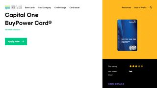 
                            6. Capital One BuyPower Card® - Credit Card Insider