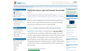 
                            2. Capital One Venture Login, Sign Up, and Customer Service Help