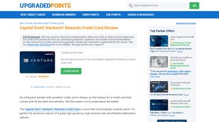 
                            3. Capital One Venture Rewards Credit Card Review - Worth ...