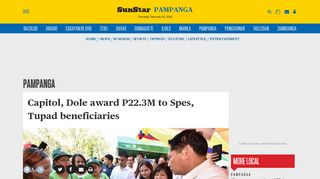 
                            10. Capitol, Dole award P22.3M to Spes, Tupad beneficiaries - SUNSTAR