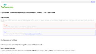 
                            12. Capítulo 83. Interface importação consolidadora Frontur - FRT ...